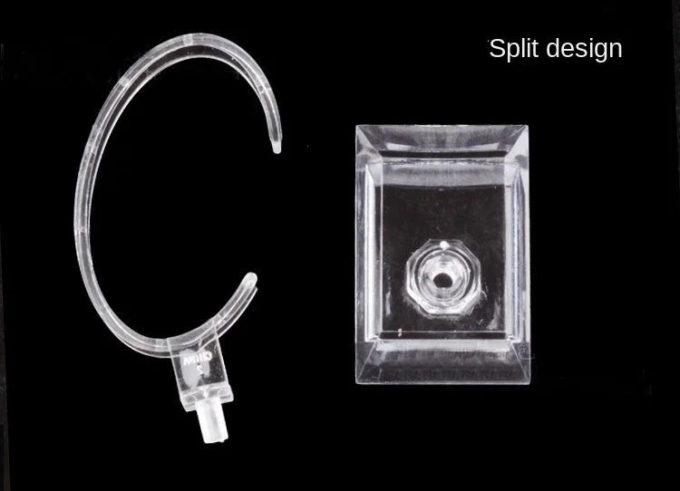 Transparent C-Ring Watch & Bracelet Display Stand Rack