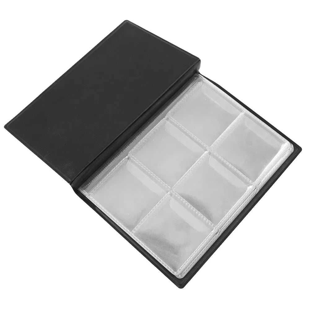 60-Pocket Coin Collection Album Book | PU Leather Organizer