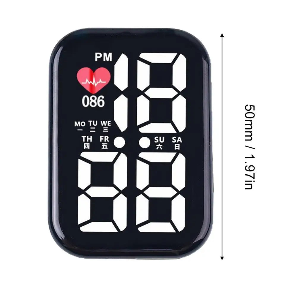 Stick On Waterproof Car Clock LED Small Digital Clock For Dashboard Motorcycle Boat Bike Truck SUV RV Dashboard Peaceful Pleasures Health and Wellness Black