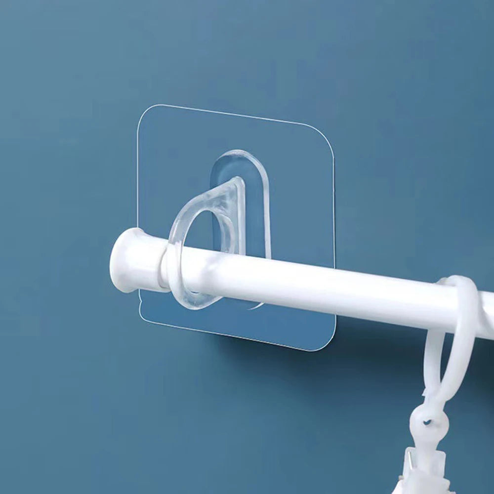 Adhesive Spray Bottle Hooks Easy To Use And Easy To Install Curtain Rod Holder for Bathroom Kitchen Home Hotel Peaceful Pleasures Health and Wellness