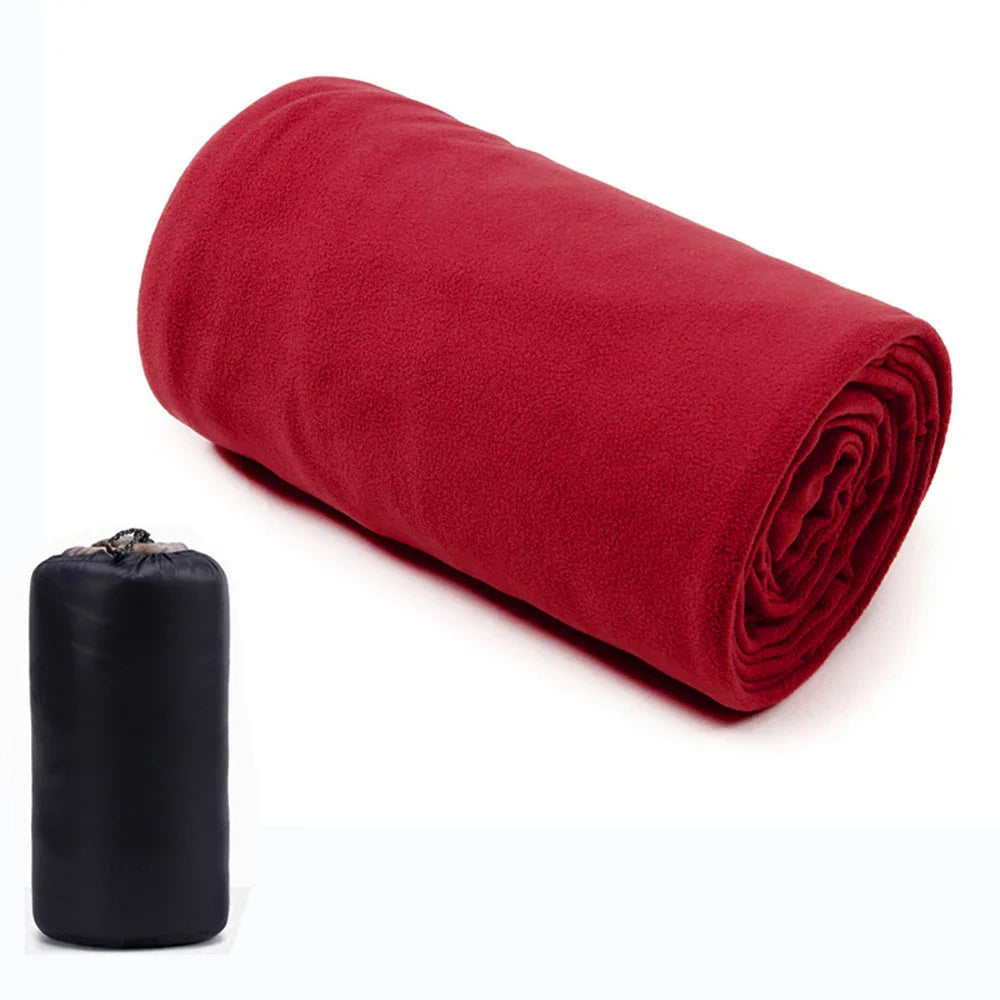 Soft Fleece Sleeping Bag Liner – Ultralight Camping Blanket