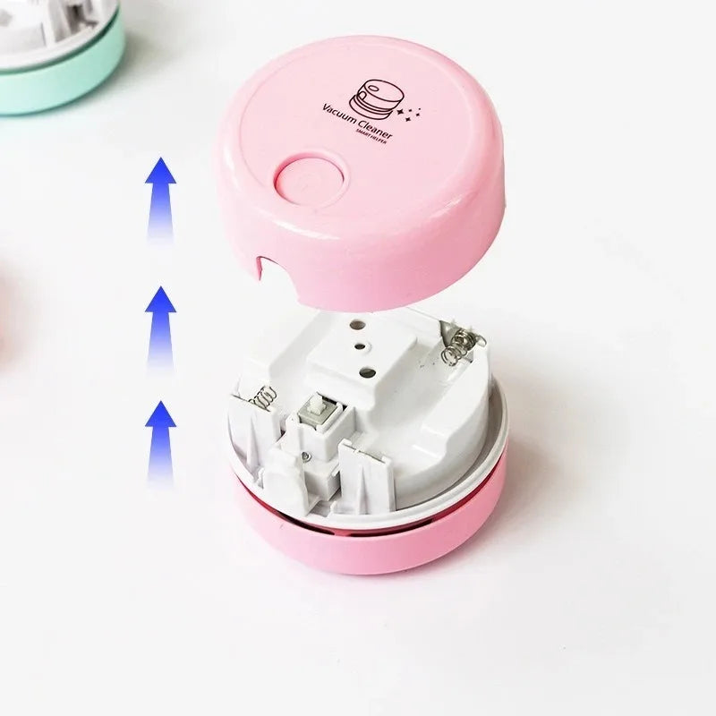 Mini Silent Portable Vacuum Cleaner for Desk and Office Study, Desktop Dust Cleaner Perfect Home Gift Peaceful Pleasures Health and Wellness