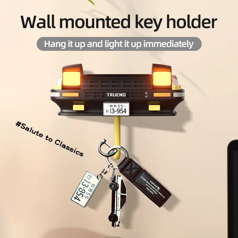 AE86 Car Creative Hook Headlight Key Storage Rack Keychain Holder for Vehicle Decoration key holder Peaceful Pleasures Health and Wellness