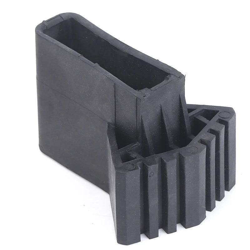 Rubber Anti-Slip Ladder Foot Cover Pads | Fan-Shaped, Durable Ladder Foot Cover Peaceful Pleasures Health and Wellness black