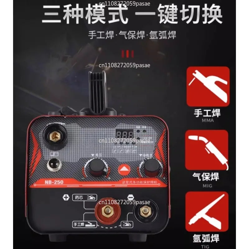 2-in-1 MIG/MMA Welder – CO₂ Gas & Gasless Stainless Steel
