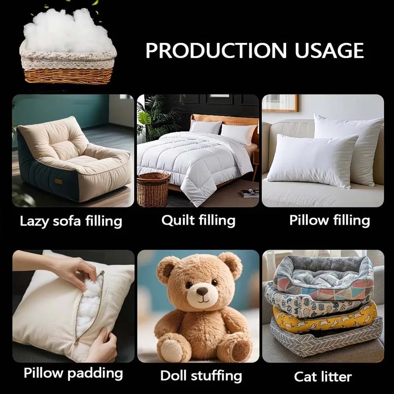 Polyester Fiberfill Stuffing – Pillows, Toys & DIY Crafts
