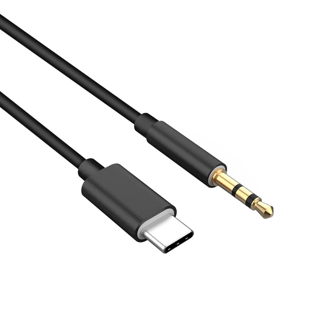 USB-C to 3.5mm AUX DAC Audio Cable Adapter | Car & Headphones