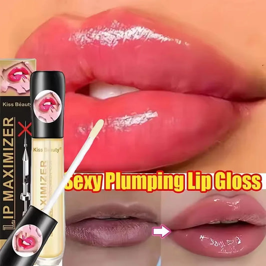 SADOER Lip Plumper Serum & Gloss – Moisturizing Lip Oil Lip Plumper Gloss Oasis Select