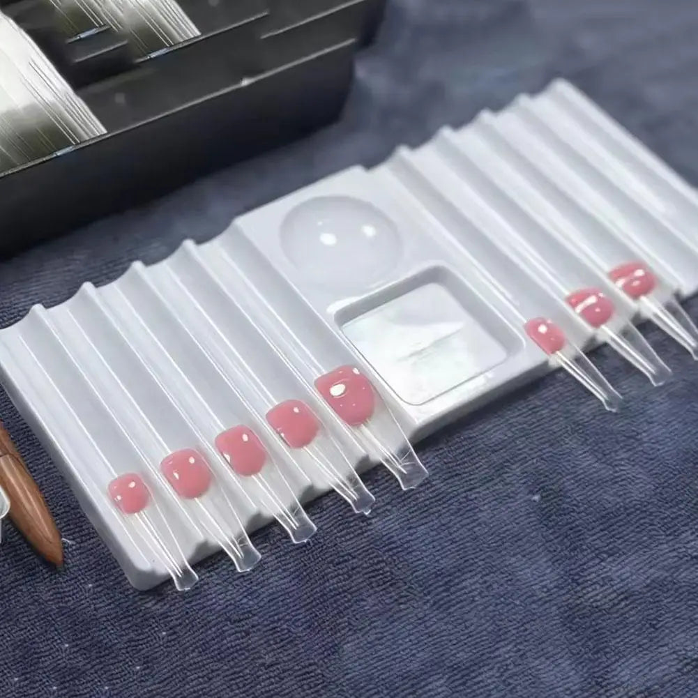 Form Holder Plastic Pen Stand for Nail Art Tools Nail Brush Holder Storage Nail Extension Molds Holder Storage Rack Tool Peaceful Pleasures Health and Wellness
