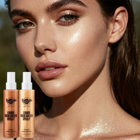 Liquid Highlighter Powder Spray for Body Shine Peaceful Pleasures Health and Wellness