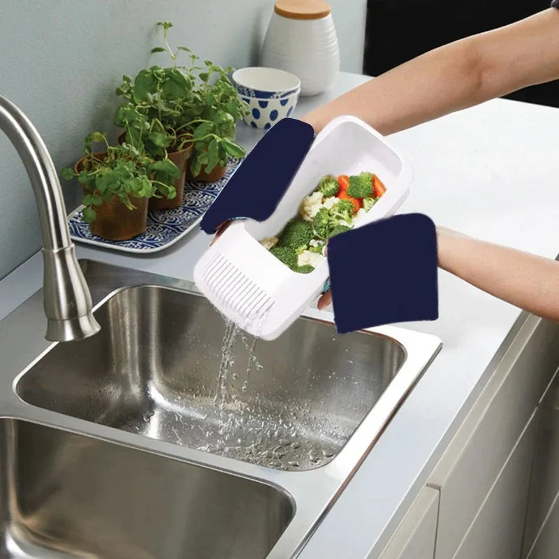 Microwave Noodles Pasta Cooker with Strainer Eco-Friendly Plastic Spaghetti Vegetable Steamer Dishwasher Kitchen Accessories Peaceful Pleasures Health and Wellness