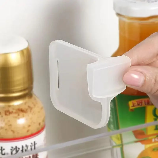 Adjustable Fridge Door Organizer Clips – BPA-Free Partition Refrigerator Organizer Peaceful Pleasures Health and Wellness