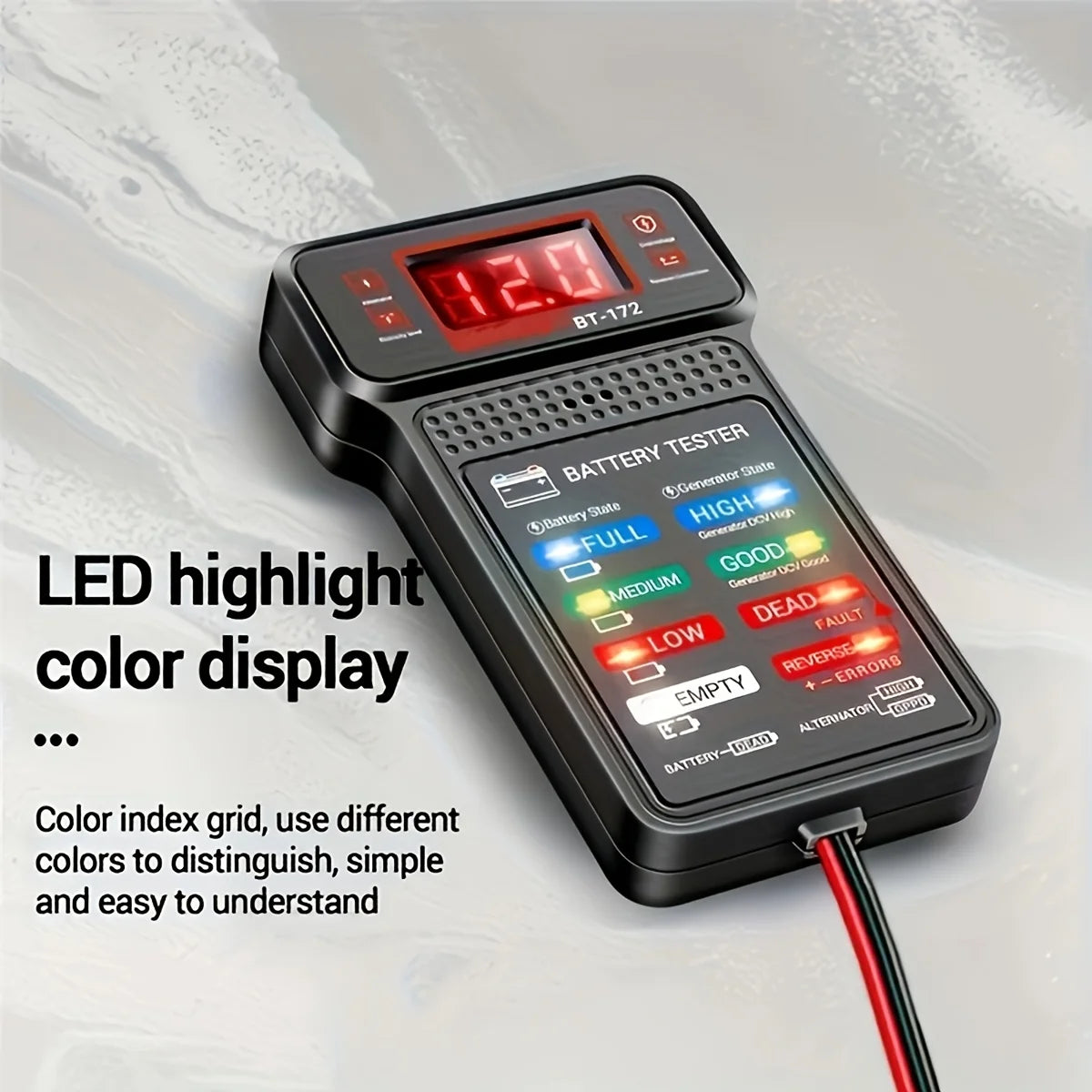 Smart Car Battery Tester – One-Click Diagnosis & Fault Check Peaceful Pleasures Health and Wellness