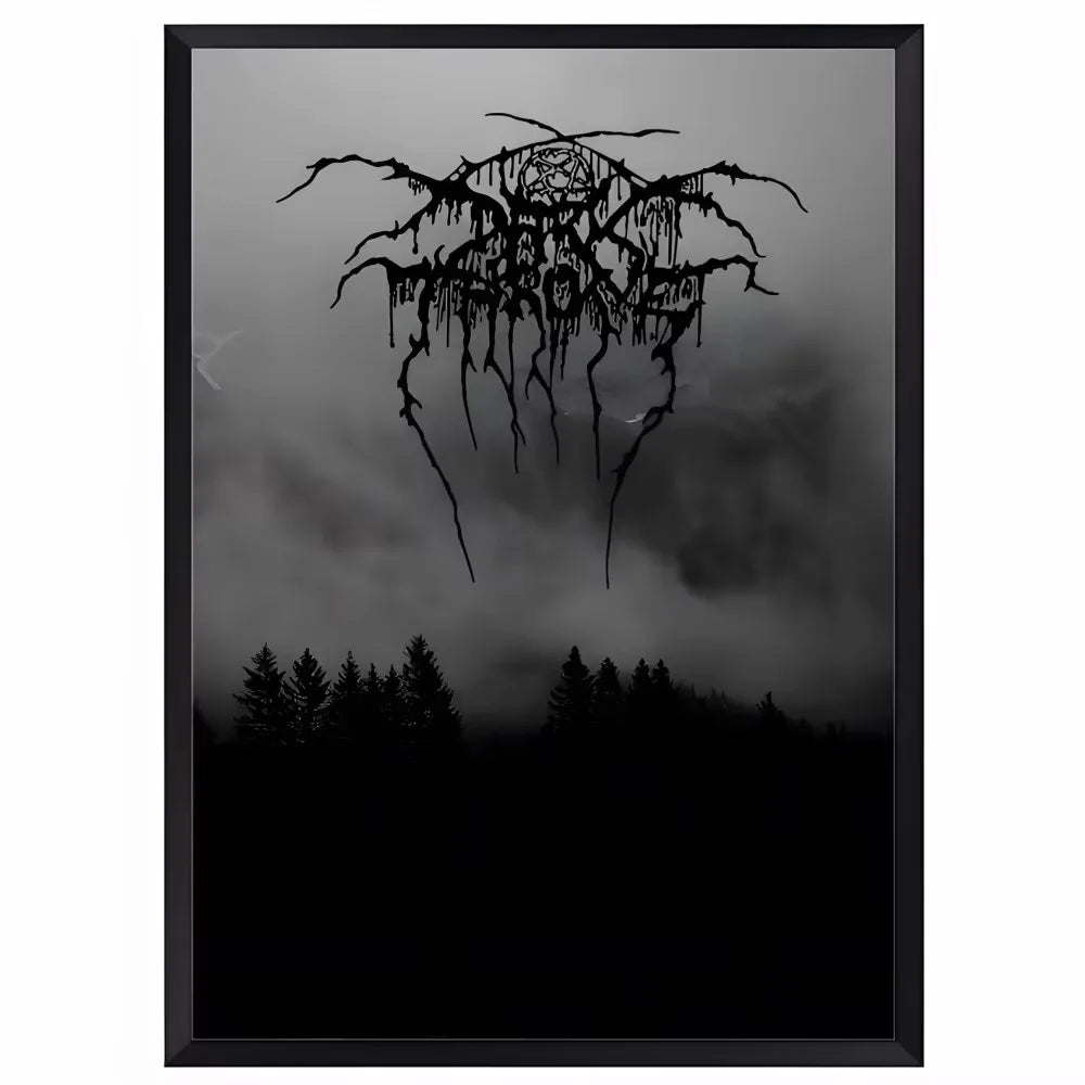 Classic D-DarkthroneS Band Poster HD Art Sticky Wall Waterproof Home Living Room Bar Office Aesthetic Decoration Peaceful Pleasures Health and Wellness ZLH5289 100x150cm No Frame