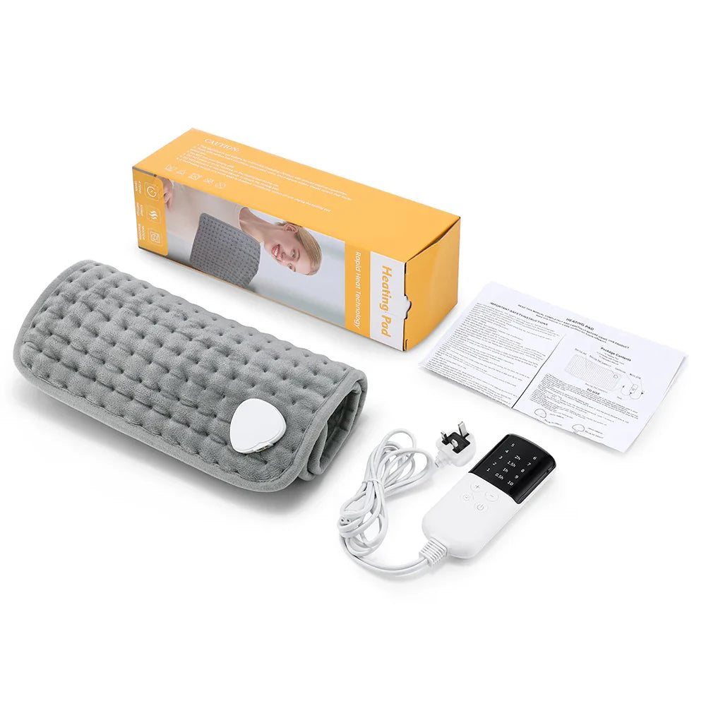 Hailicare Electric Heating Pad 30×60cm | 10 Levels & Timer