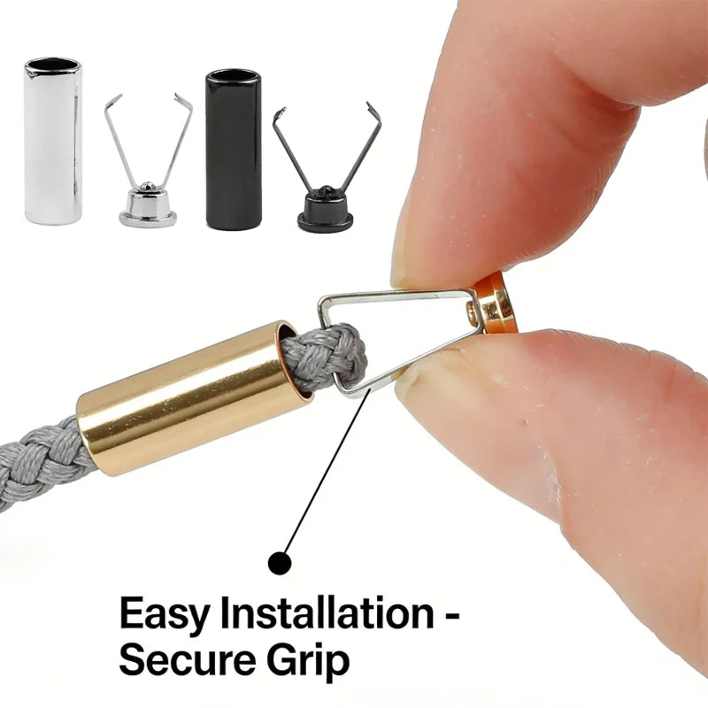 Metal Rope Buckle Waistband Accessories Hoodies Pants Drawstring