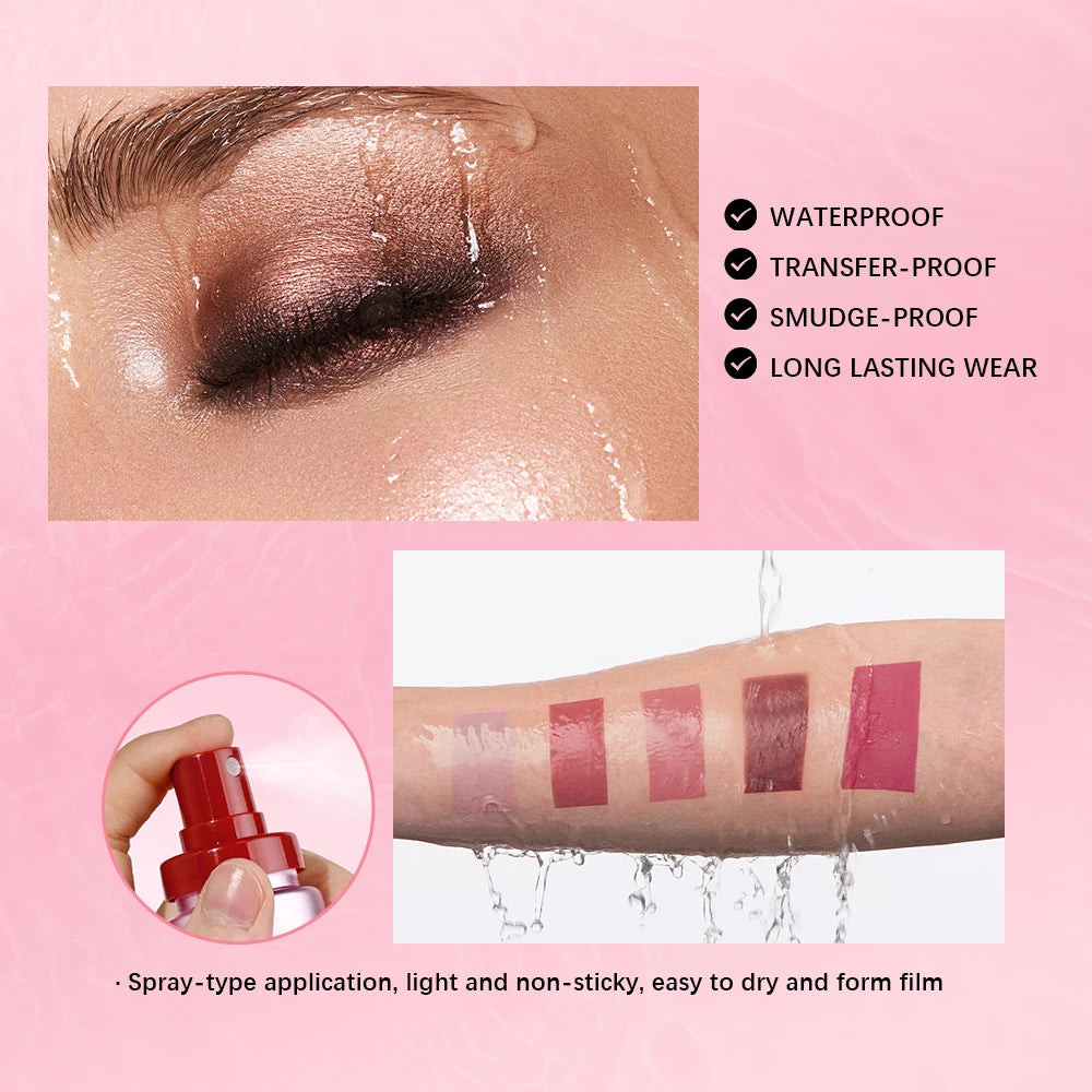 Mattifying Waterproof Setting Spray Glossy Matte Base Makeup Control Oil Non-Sticky Waterproof Make-up Fixer Spray for All Skin Peaceful Pleasures Health and Wellness