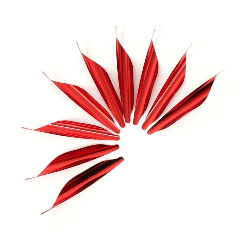 Spin Vanes Archery Spiral Feather Fletches DIY Fletching Sticker Tape