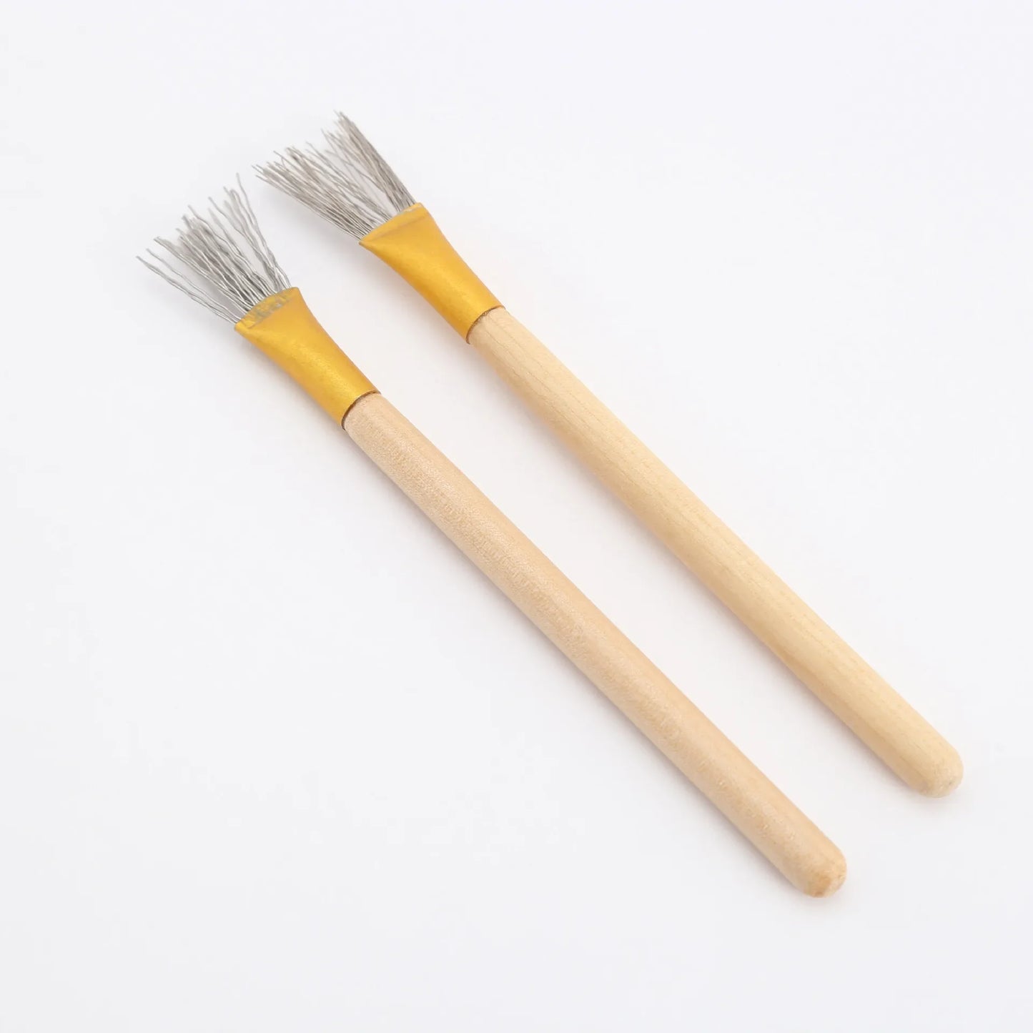 Pottery Wire Brush – Stainless Steel Clay Shaping Tool 2-Pack