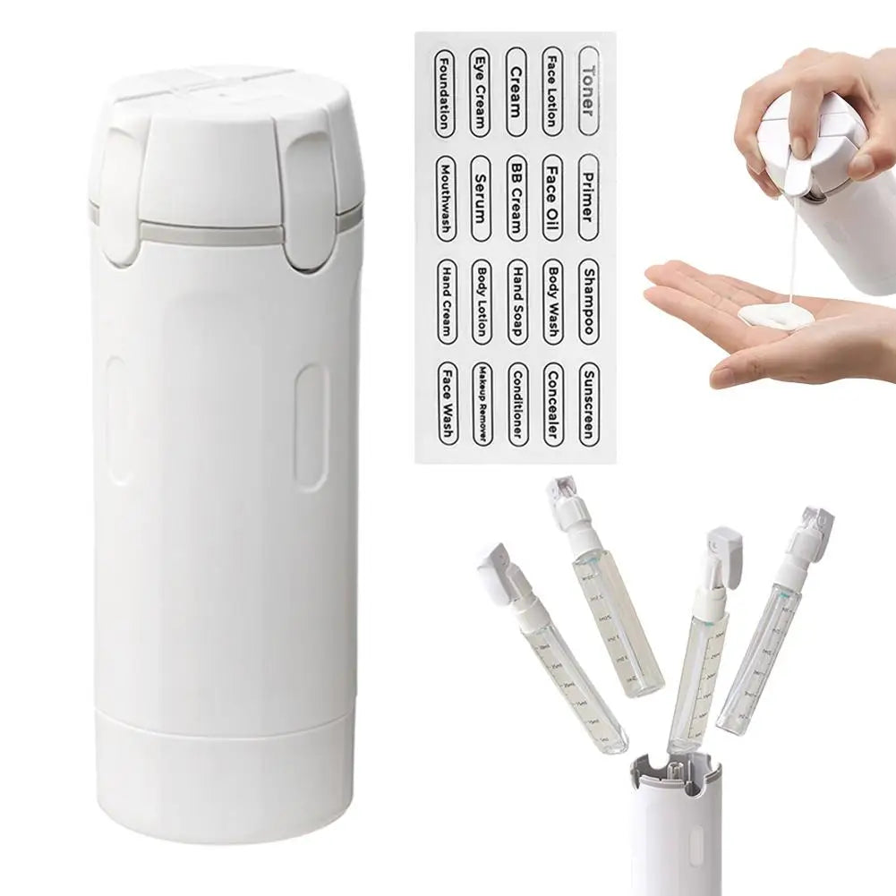 4-in-1 Leakproof Travel Dispenser Bottles – TSA-Friendly 30ml