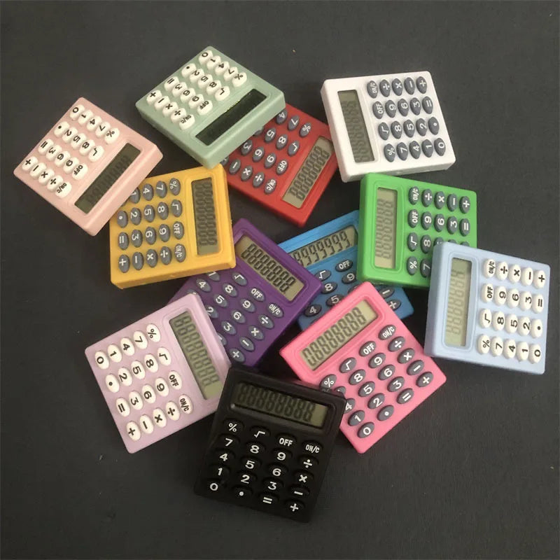 Pocket Calculator,Pocket Size Mini Calculators,8 Digit Display Basic Calculator,Mini Calculators for Students Kids Home Office Peaceful Pleasures Health and Wellness