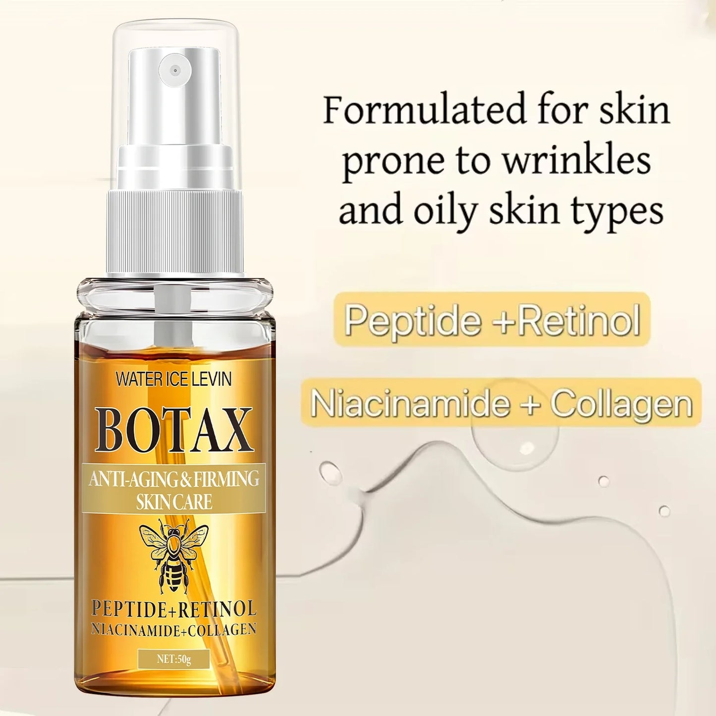Botax Anti-Aging Face Lift Serum – Retinol, Peptide & Collagen