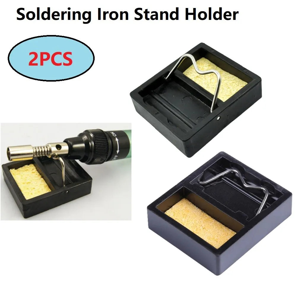 Mini Soldering Iron Stand Holder Welding Solder Clean Sponge BGA