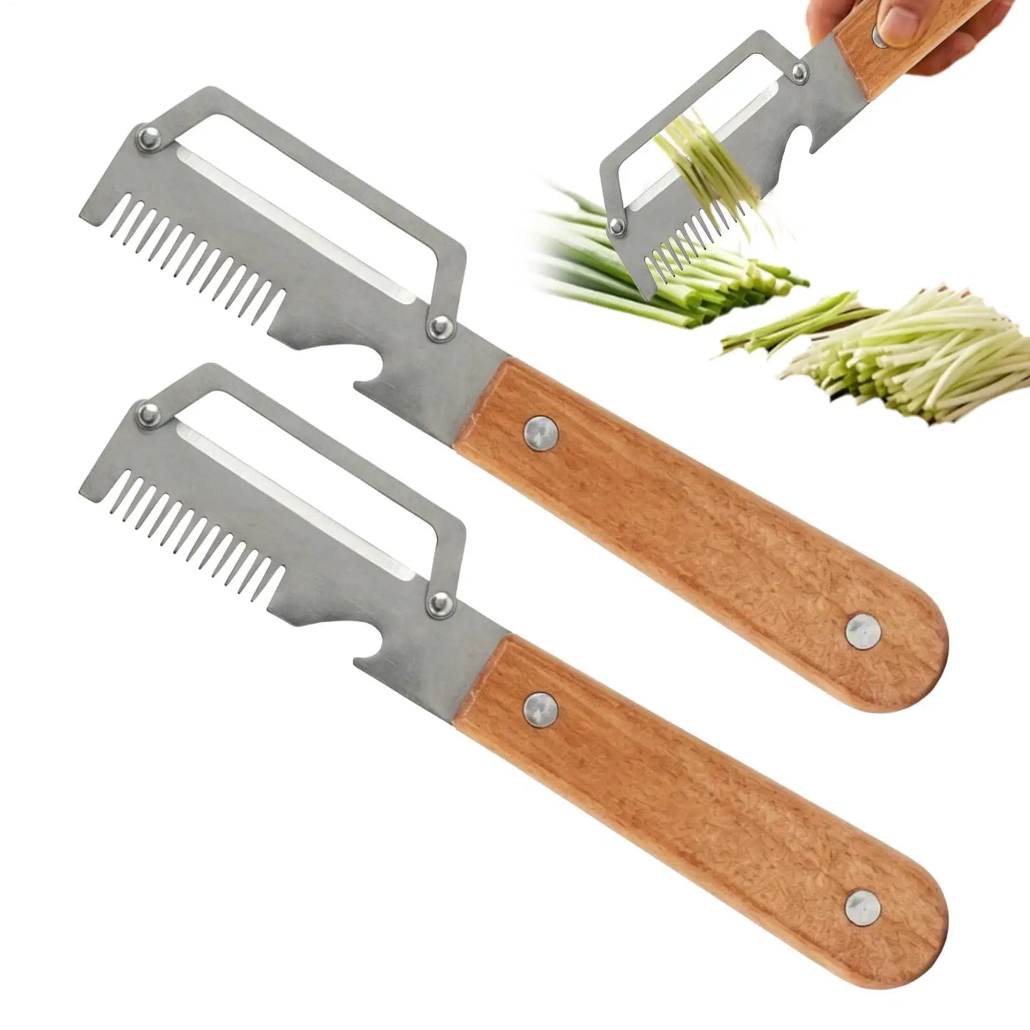 3-in-1 Stainless Steel Vegetable Peeler with Bottle Opener