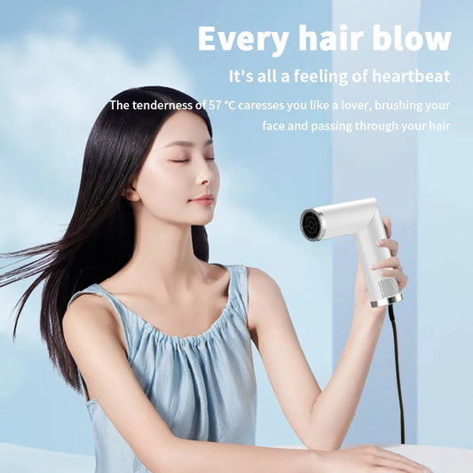 Foldable Hair Dryer High Speed Anion Constant Temperature Ionic Portable Professional for Travel Home Salon Styling Peaceful Pleasures Health and Wellness