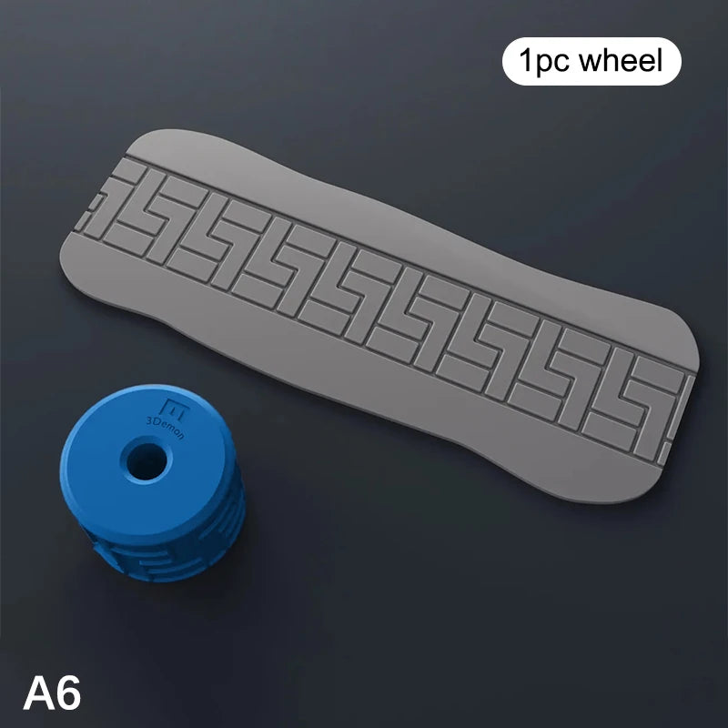Clay Stamp Roller | Geometric Flower Texture Wheel for DIY Clay Art