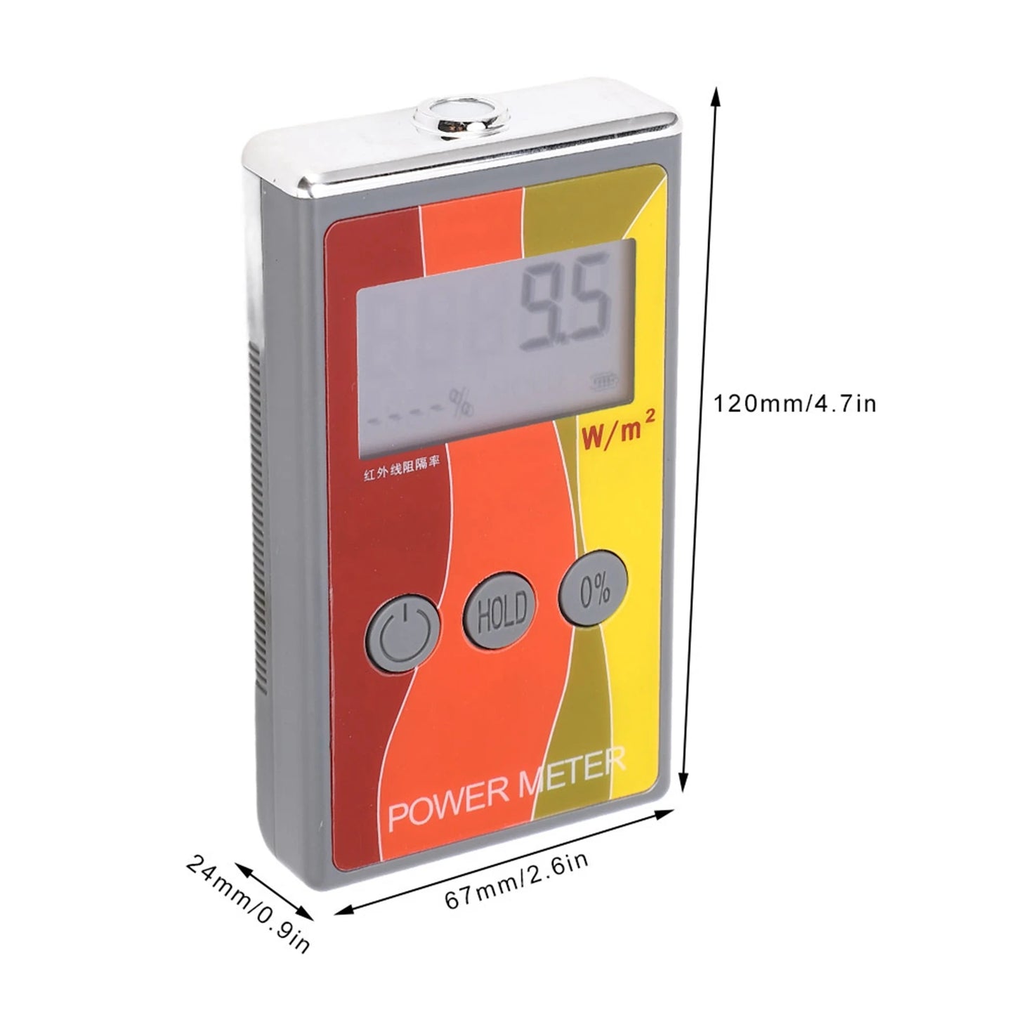 LS122 Handheld IR Power Meter Infrared Radiation Luminance Rejection