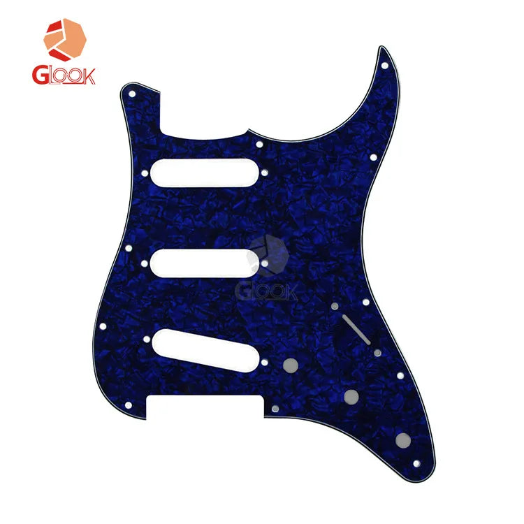 11 Nail Electric Guitar Guard ST SQ Panel Hole Single SSS Meffen