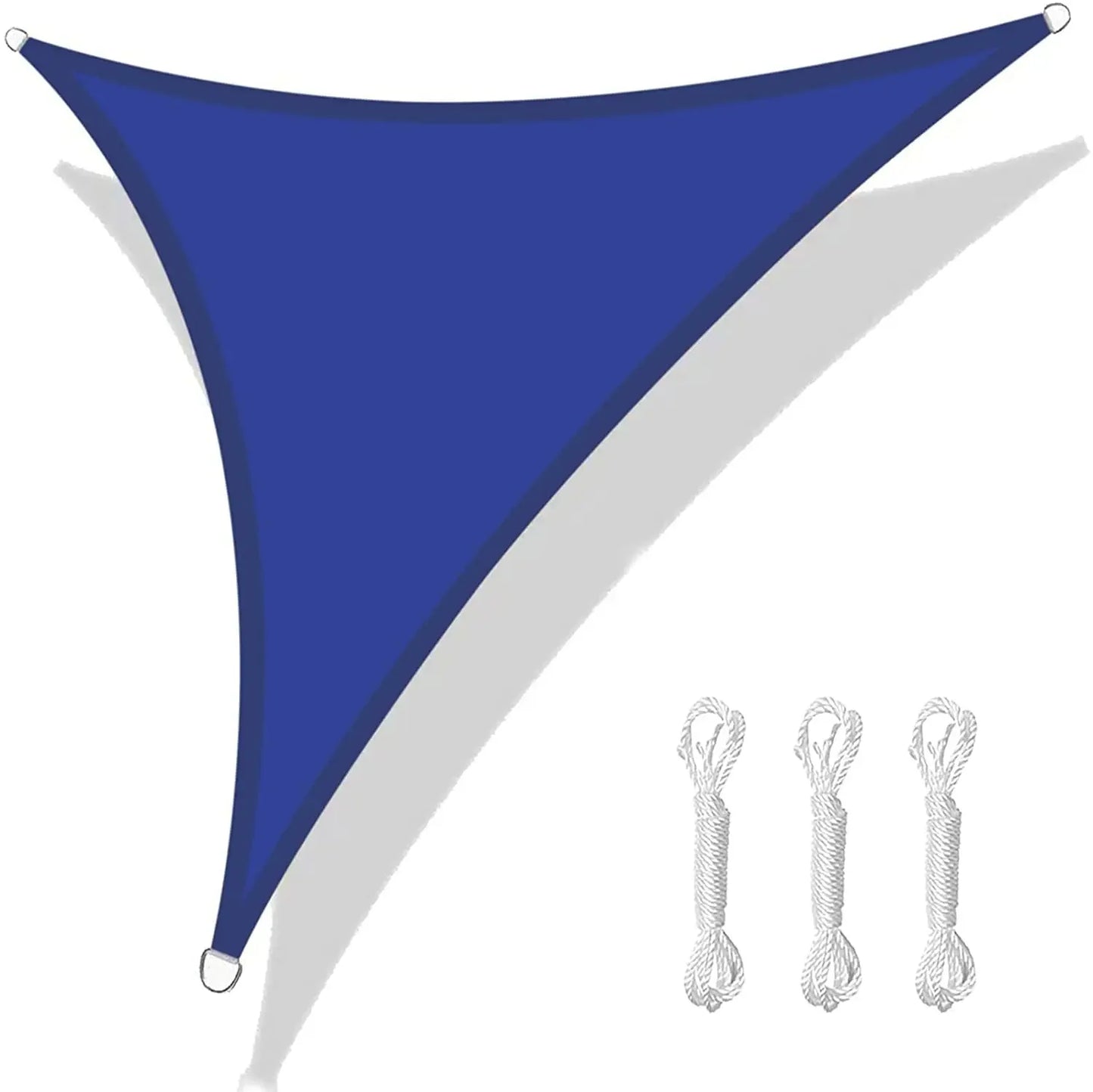 5/3.6/3/2M Triangle Shade Sail Waterproof Sunshade Sail Canopy 98%UV Block Awning with Free Rope for Garden Patio Pergola Gazebo Peaceful Pleasures Health and Wellness