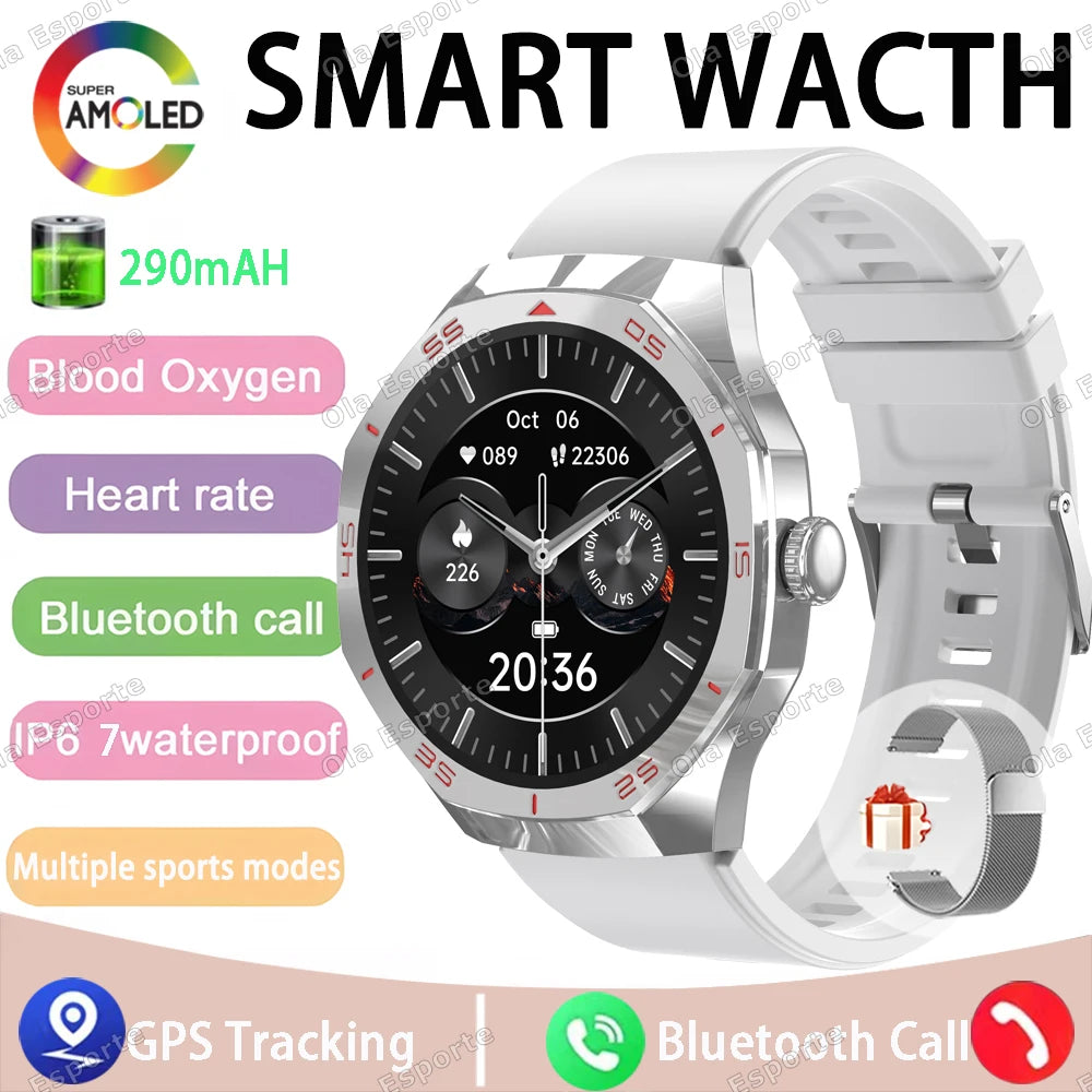 Ola Esporte 2025 Smart Watch – Bluetooth Call & Fitness Tracker