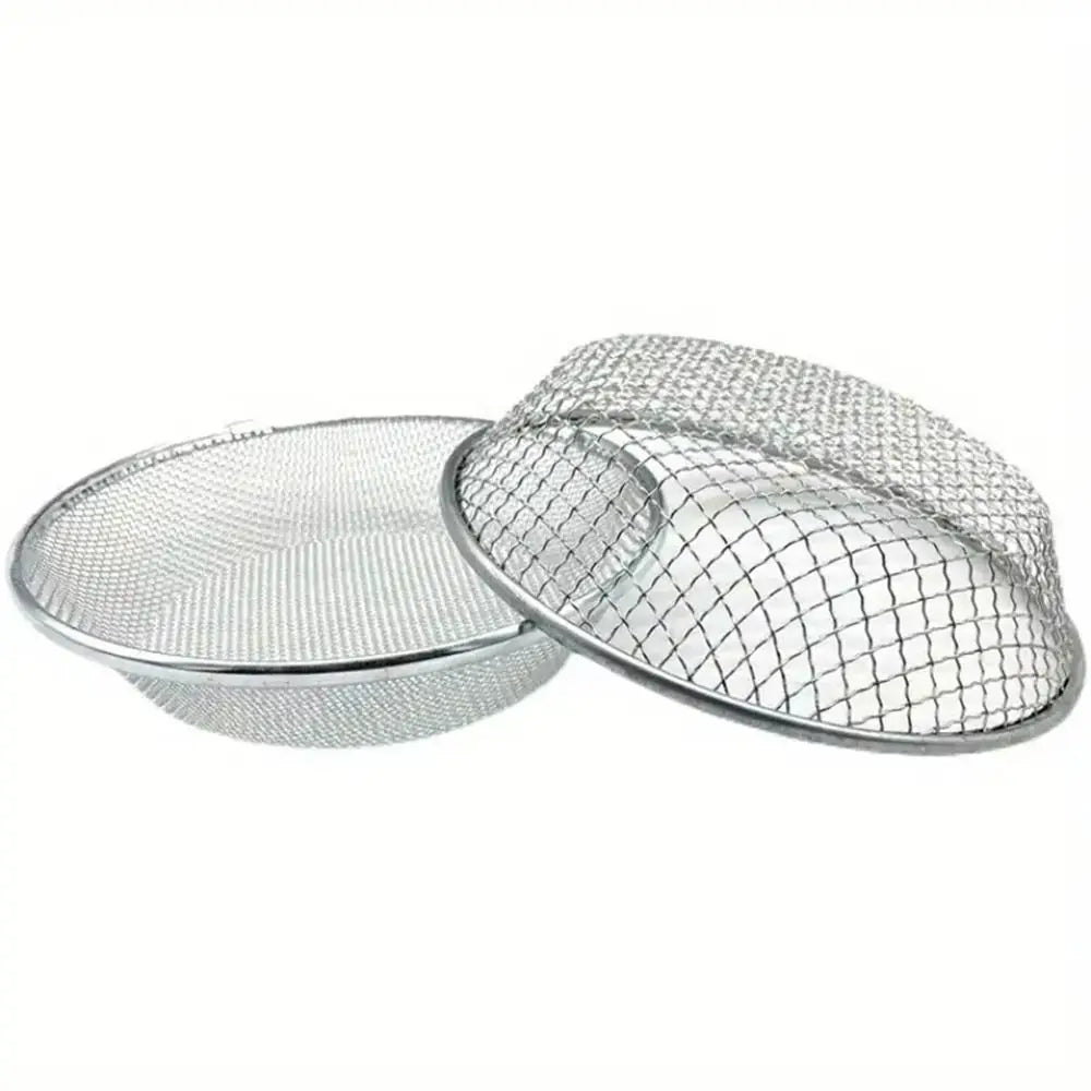 13.78" Round Stainless Steel Soil Sifter | Dual Mesh Garden Sieve