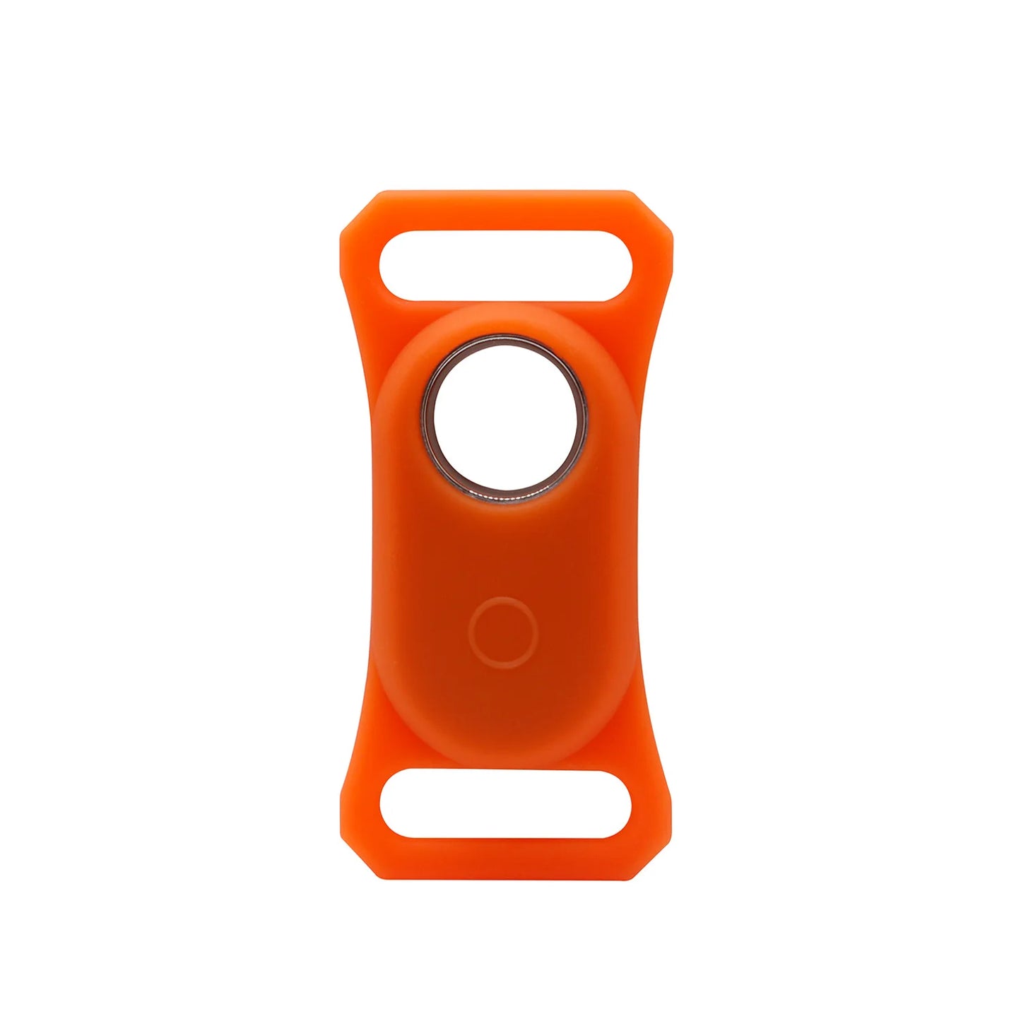 For Samsung Galaxy SmartTag2 Case Dog & Cat Tracker Cover Silicone Protective Case For Galaxy Smart Tag 2 Holder For Pets Peaceful Pleasures Health and Wellness Orange