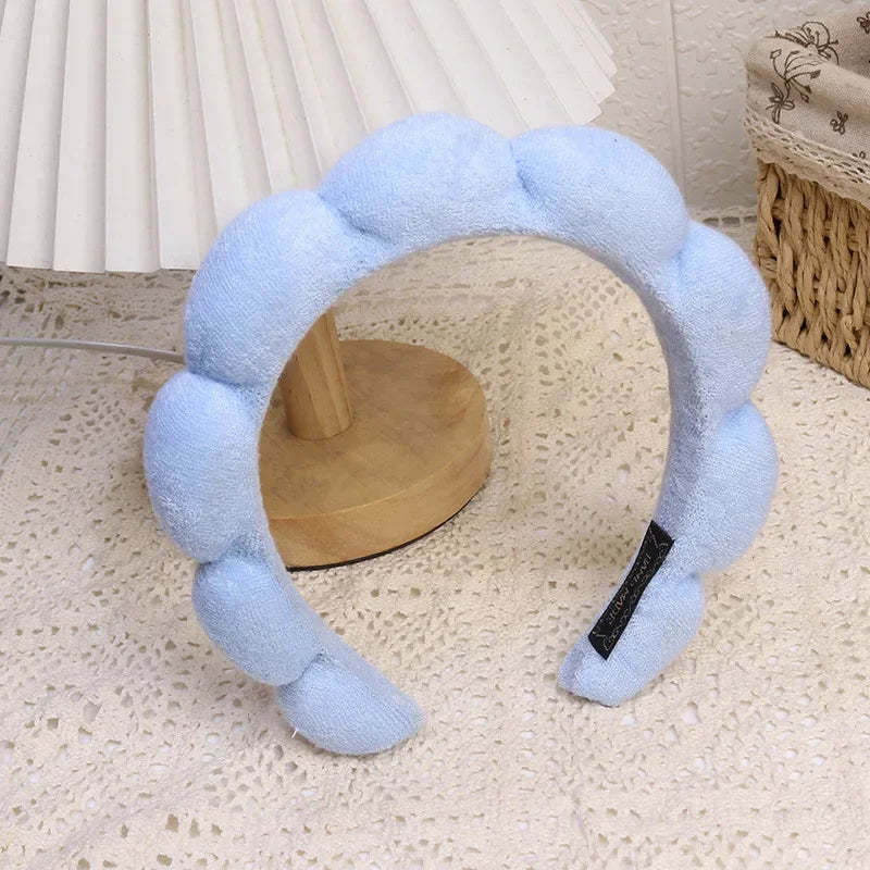 Microfiber Spa Headband & Wristbands Set for Face Washing
