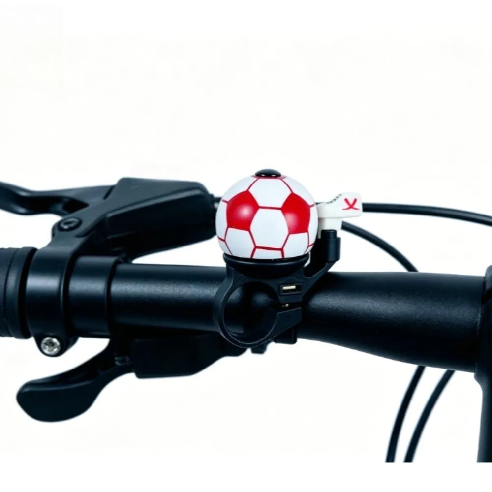 Kids' Football Cartoon Bicycle Bell | Mini Handlebar Bike Bell