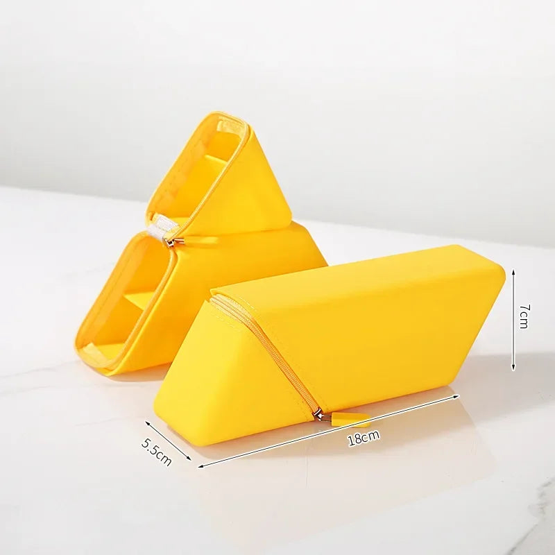 Foldable Silicone Pen Holder | Desktop Organizer for Office & Study