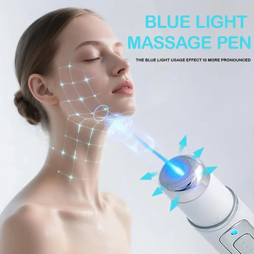 Under-Eye Blue Light Therapy Pen — LED Massage Beauty Device Skincare Devices Peaceful Pleasures Health and Wellness