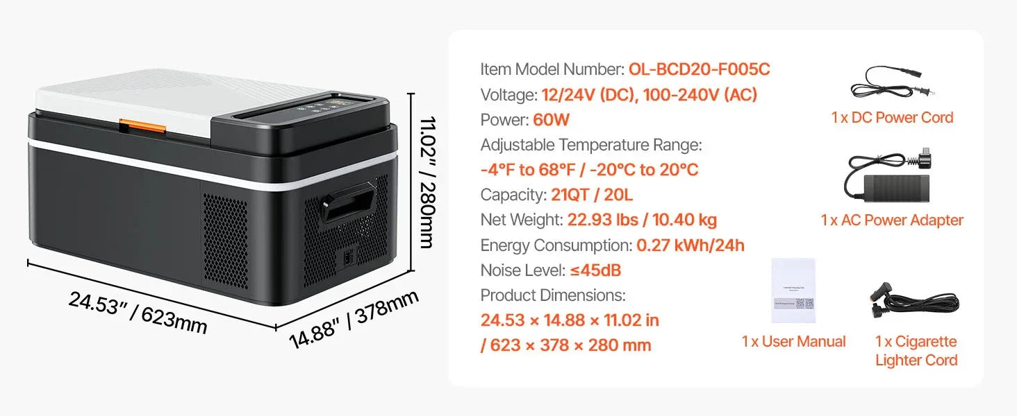 SucceBuy Car Refrigerator Mini Fridge Freezer Portable Refrigerators Peaceful Pleasures Health and Wellness