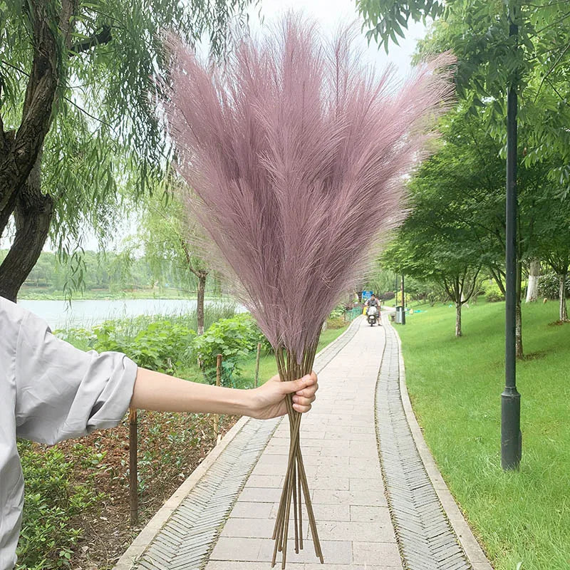 Large Silk Pampas Grass Artificial Flowers 100–120cm | Home & Wedding
