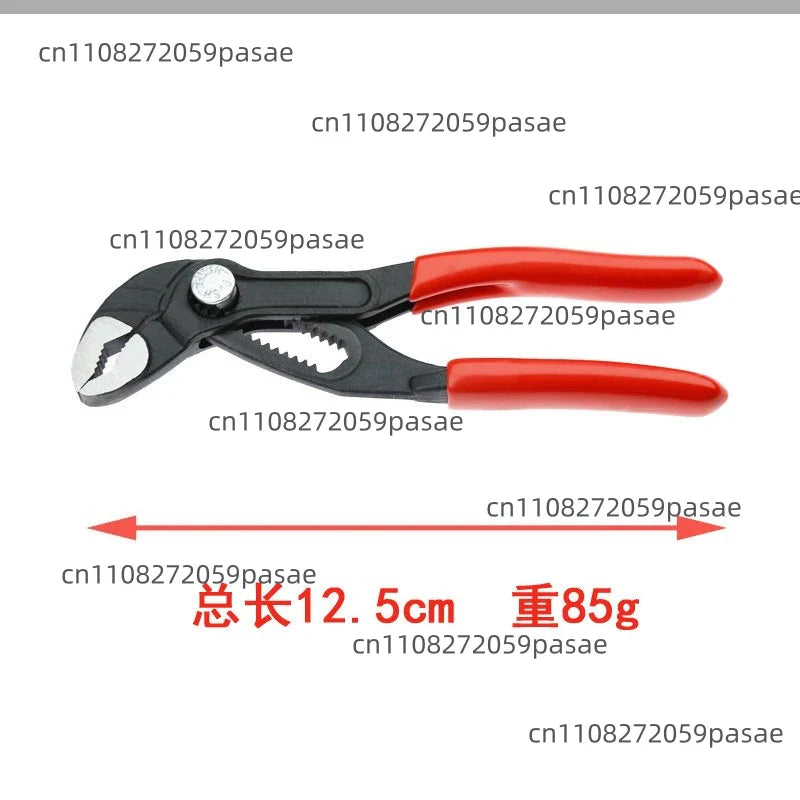 5" Mini Water Pump Pliers – Adjustable Push Button EDC Wrench