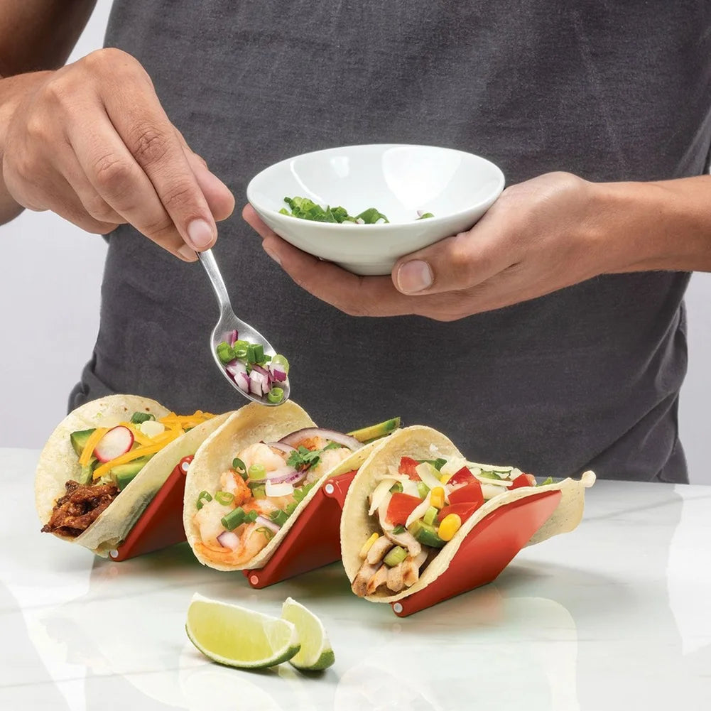 Taco Holder Stand Made Food-safe ABS Material Designed Stable Upright