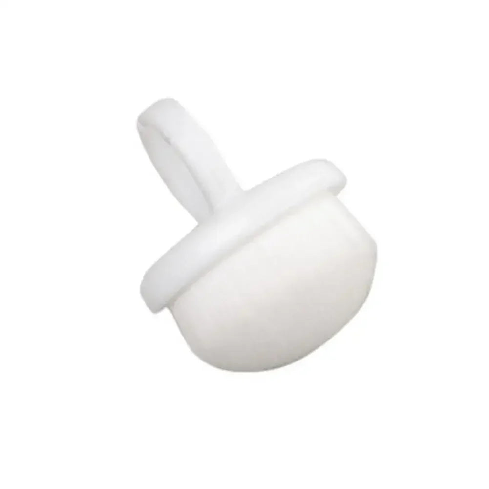 Nail Dust Cleaning Brush with Ring Handle — Manicure Tool Nail Art Tools Peaceful Pleasures Health and Wellness 1PC-white