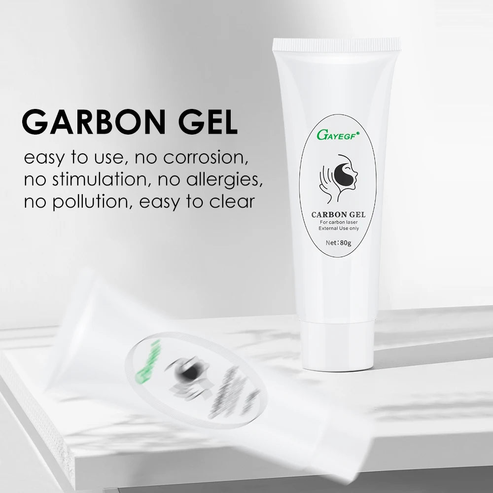 Active Carbon Gel for Laser Skin Rejuvenation, Removing Blackheads, Shrink Pores, Absorb Dirt, Face Cream Used with Nano Light Peaceful Pleasures Health and Wellness