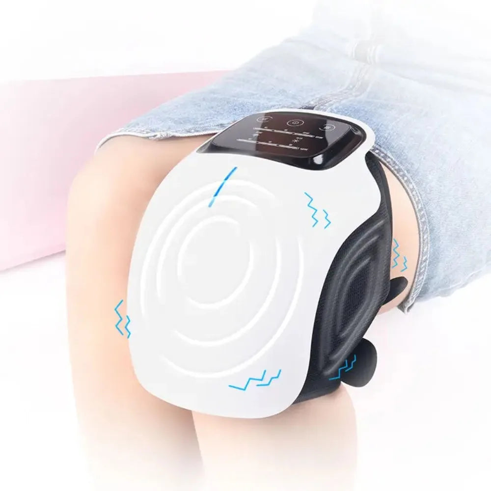 Protable Knee Massager Knee Joint Muscles Relaxtion Equipment Elbow Shoulder Massage Machine Easy to Use for Family and Friends Peaceful Pleasures Health and Wellness