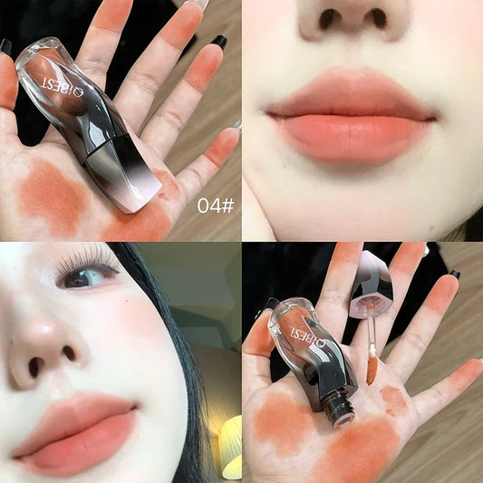 QiBest Matte Liquid Lipstick – Waterproof Long-Lasting Lip Mud Matte Liquid Lipstick Oasis Select 04 Normal