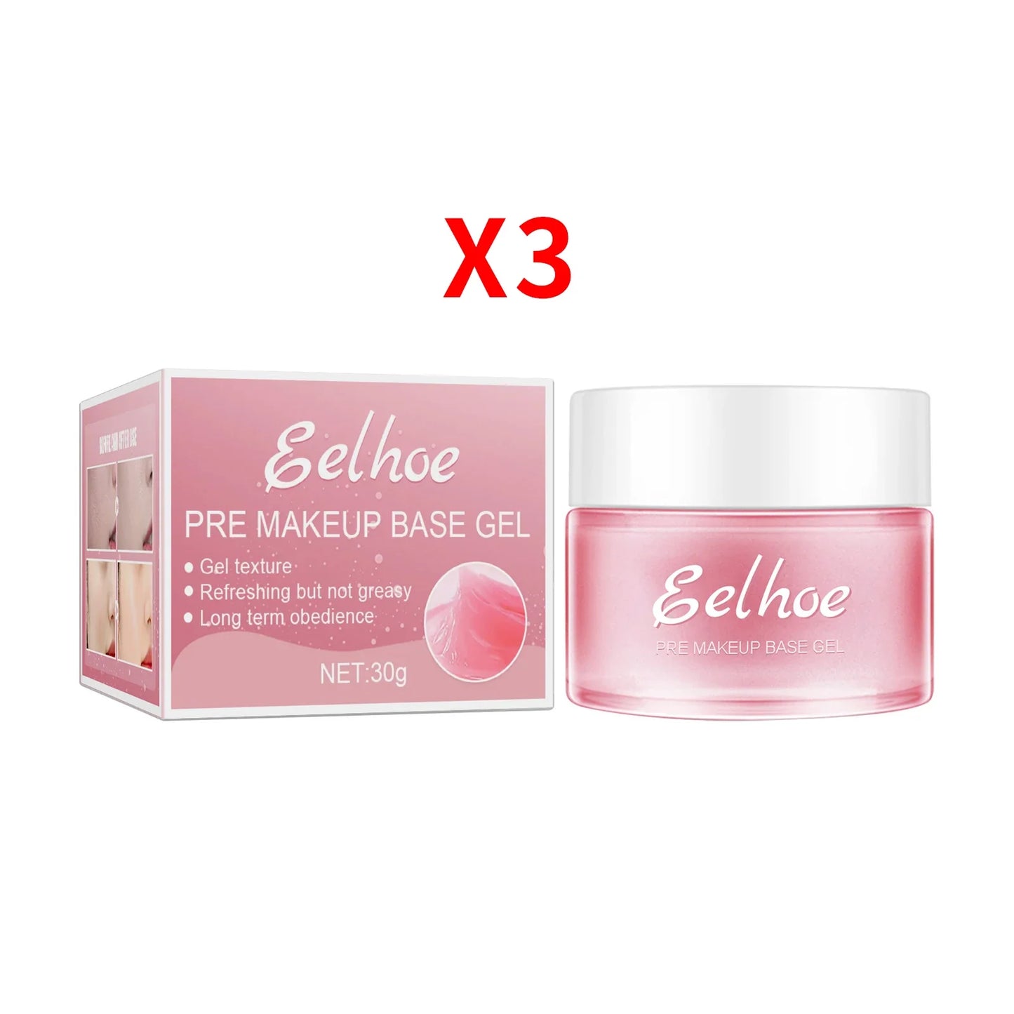 EELHOE Makeup Primer Gel – Pore Minimizing, Oil Control, Hydrating