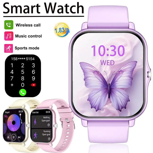 ERUN 1.83" Smartwatch – Bluetooth Calling, Fitness & Sleep Track Bluetooth Smartwatch Oasis Select